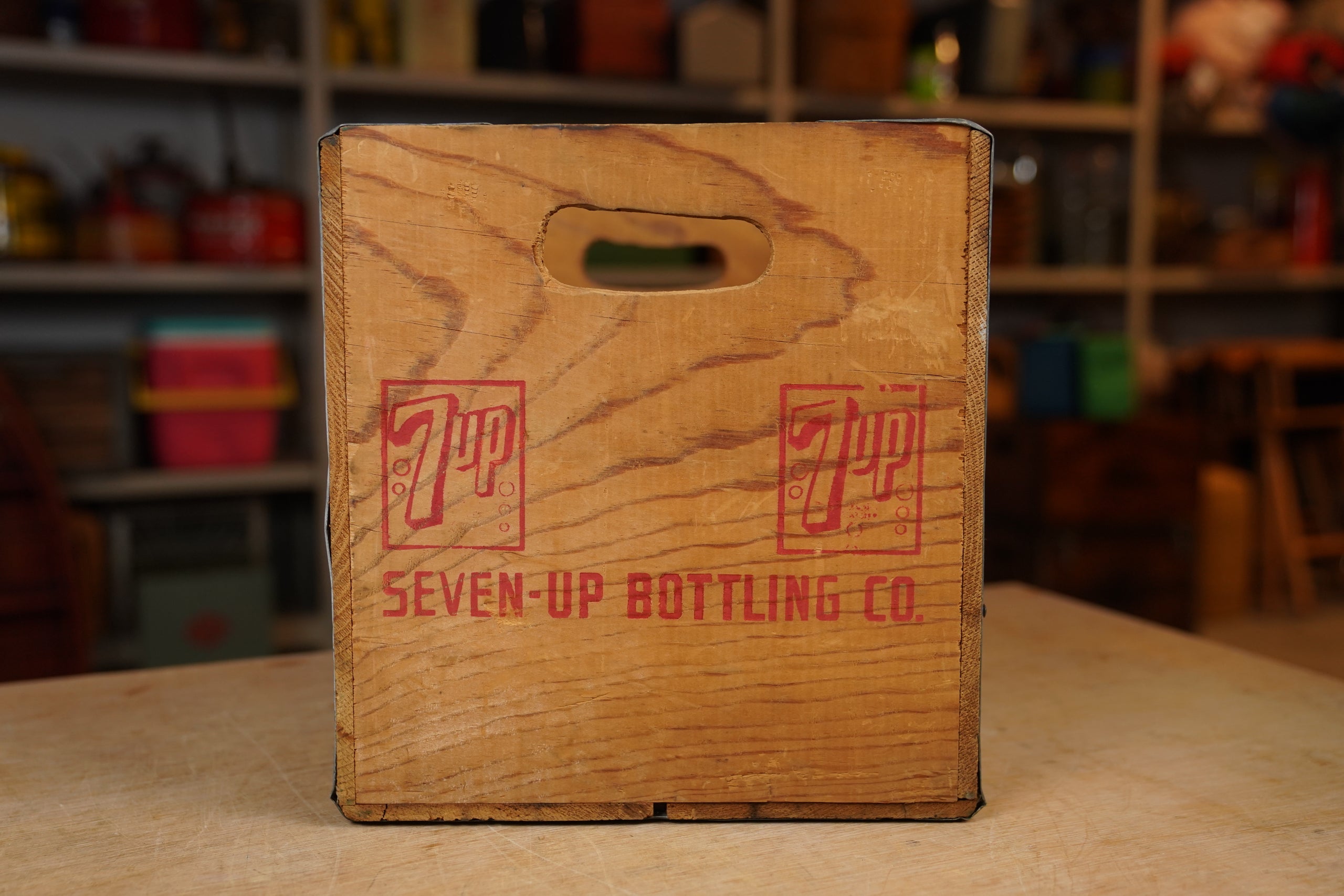 ーA Vintage Wooden crate 7Up/ビンテージ 木箱 ペプシ | Journey Bro.