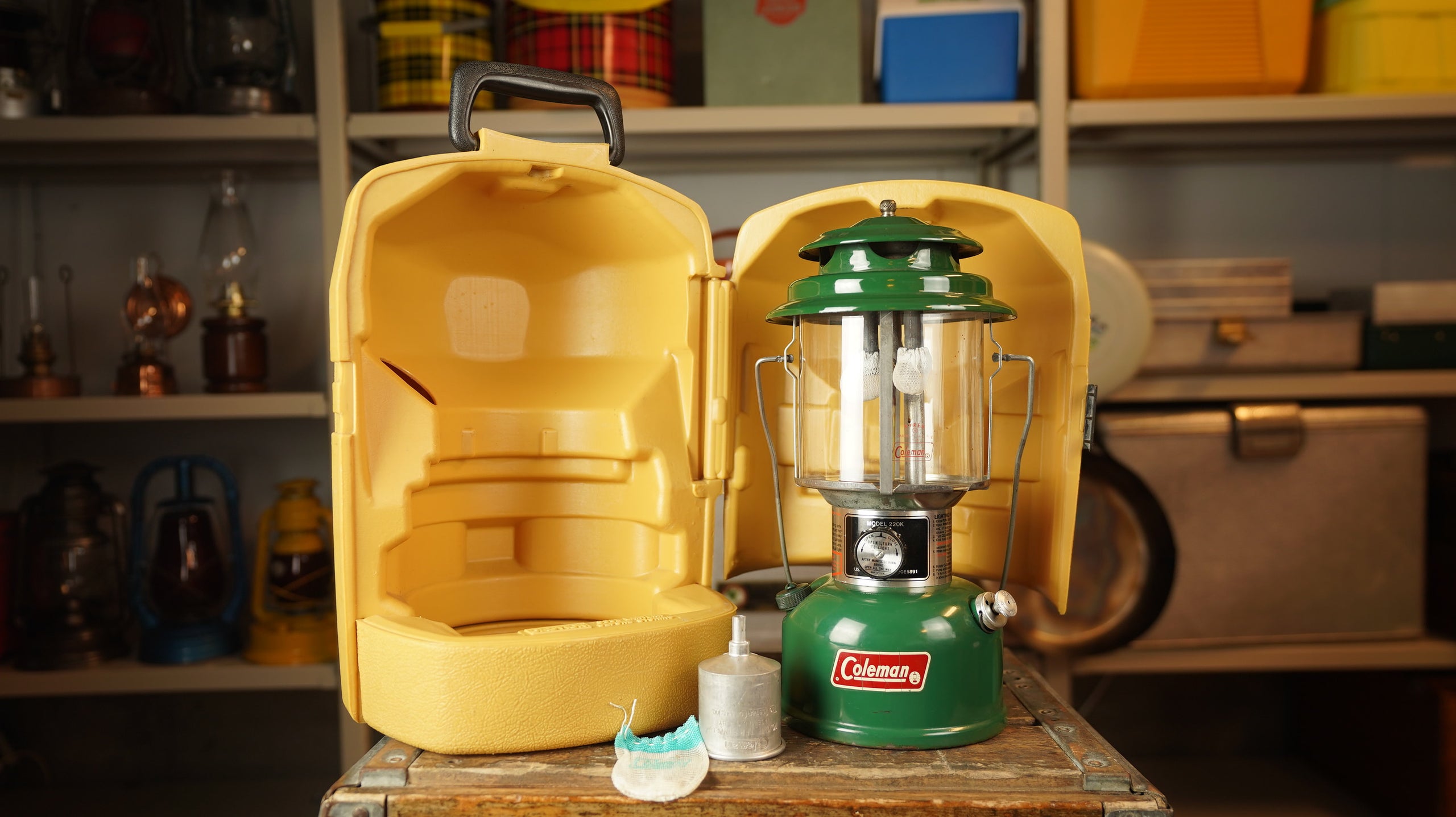 Coleman Lanthan 220K ヴィンテージ（1982/11 Vintage Lantern