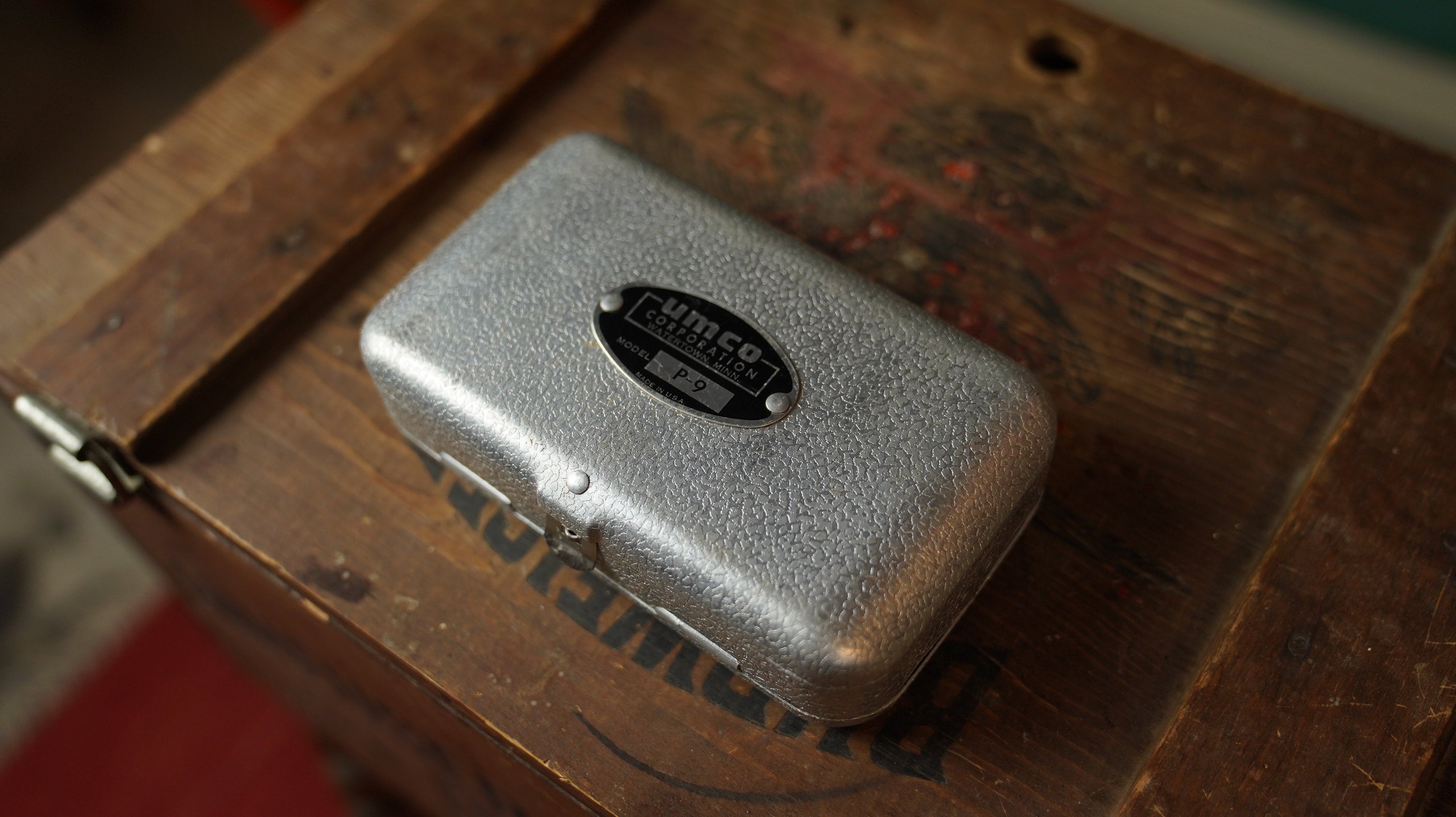 アムコ オールドタックルボックス P-9 希少 美品 UMCO P-9 オールド