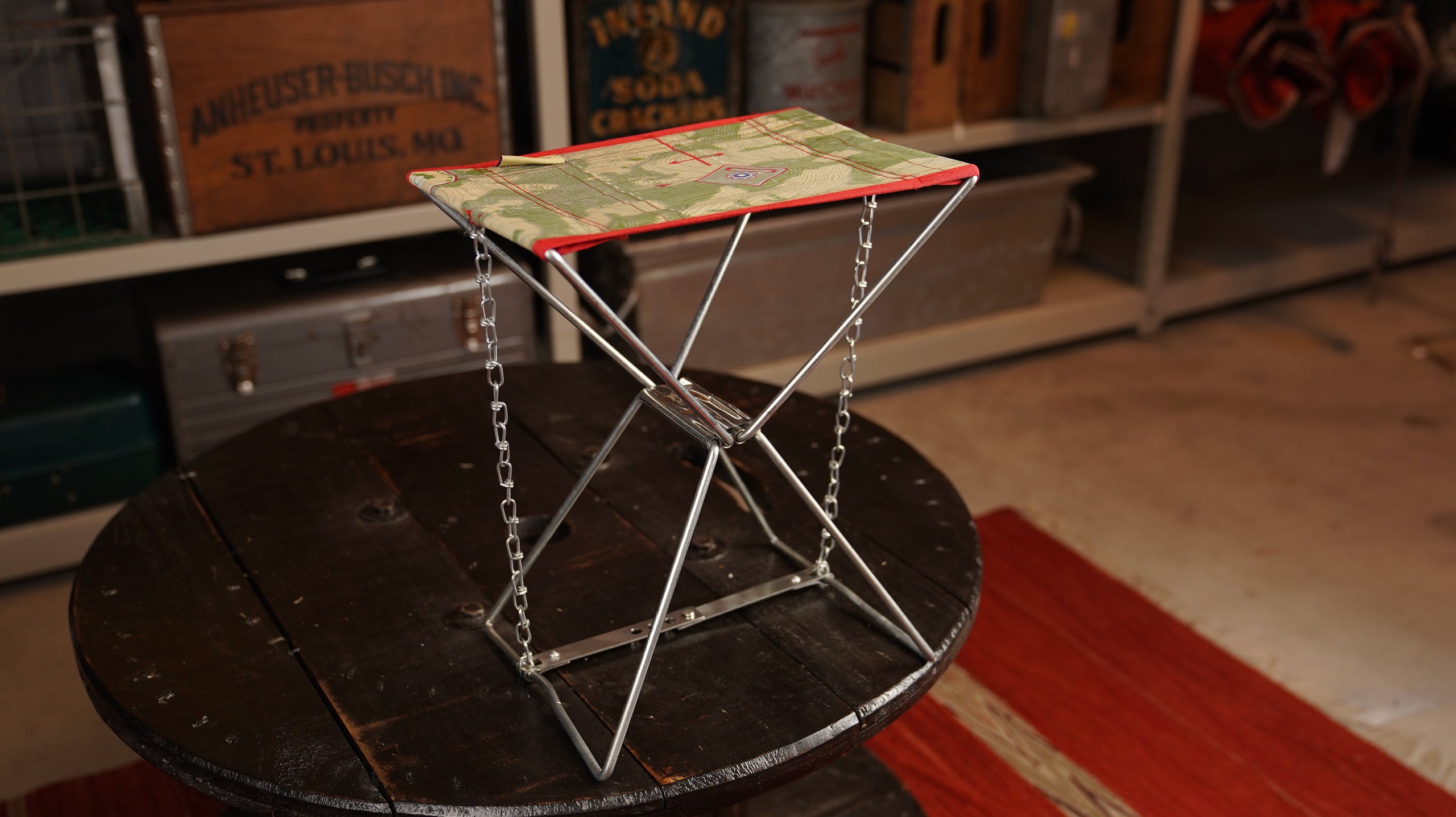 Deadstock Folding chair Eddie Bauer/ビンテージ フォールディングチェア エディバウアー#d010 |  Journey Bro.