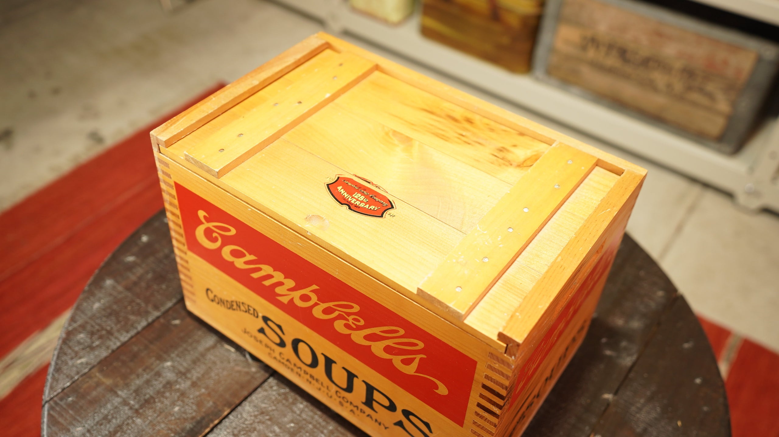 Vintage Wooden box Campbell