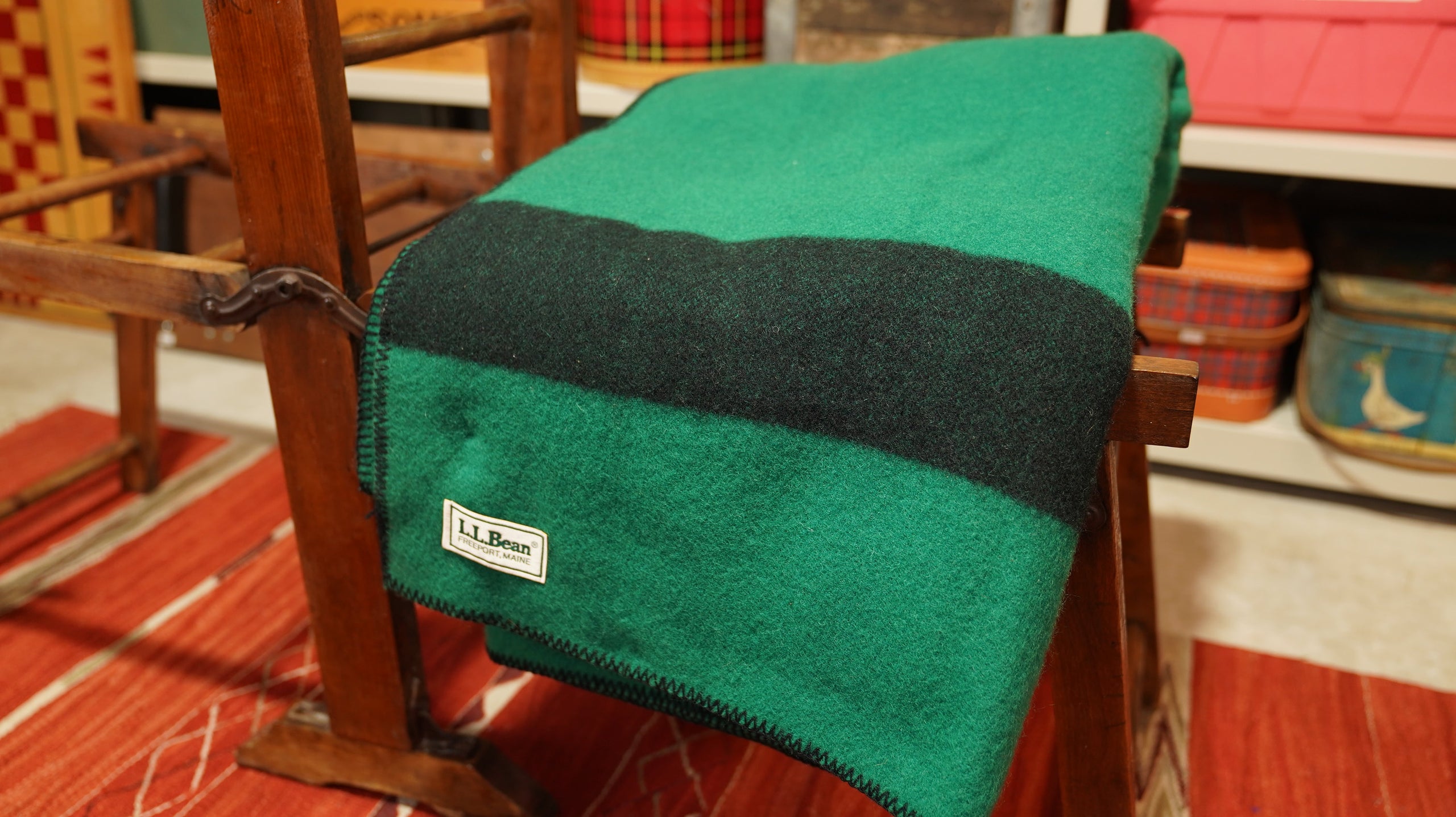 百貨店福袋 エルエルビーン#g086 ブランケット L.L.Bean/ビンテージ Blanket Vintage | Bro. Journey 布団・毛布