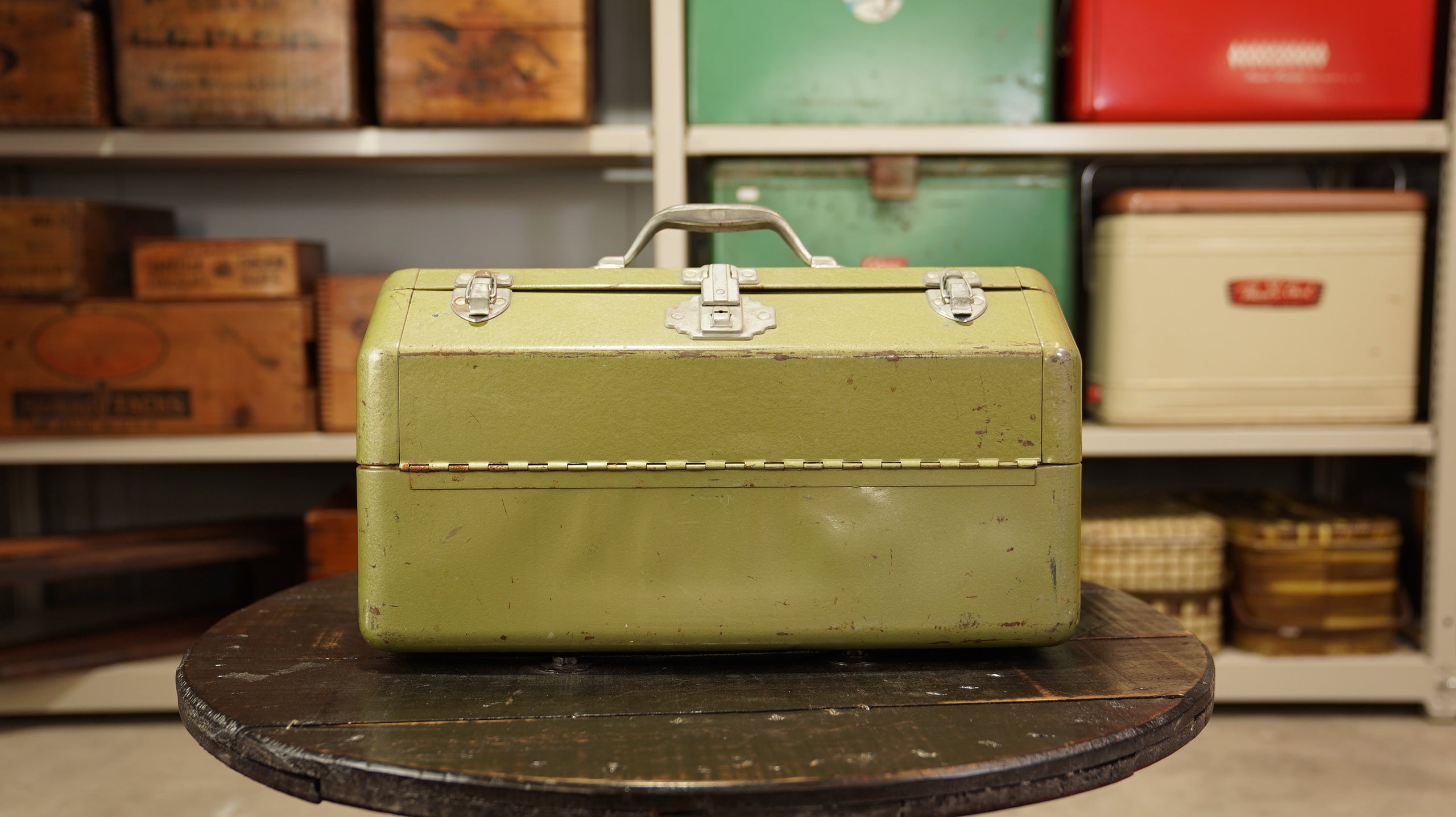 ビンテージ ミリタリーツールボックス Vintage Tool box Simonsen 